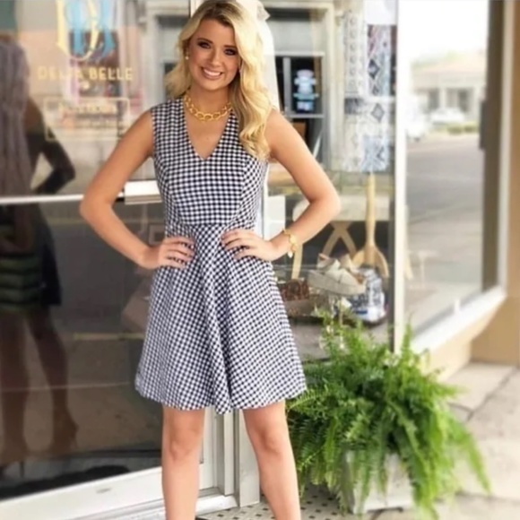 Draper James Gingham Love Circle A Line Dress - Picture 15 of 15